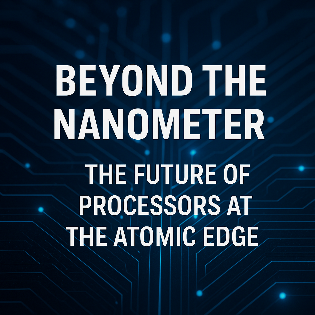Beyond the Nanometer: The Future of Processors at the Atomic Edge