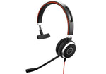 Jabra Evolve 40 MS Mono Headphones - Microsoft Certified Headphones for VoIP Softphone with Passive Noise Cancellation - USB Cable with Controller - Black