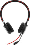 Jabra Evolve 40 MS Mono Headphones - Microsoft Certified Headphones for VoIP Softphone with Passive Noise Cancellation - USB Cable with Controller - Black