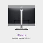 Dell P2425H 24" Full HD (1920x1080) Écran PC, 100Hz, IPS, 5ms, 99% sRGB, USB-C, DisplayPort, HDMI, VGA, 4X USB, Garantie 3 Ans, Noir