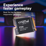 Crucial P310 2TB PCIe Gen4 2230 NVMe M.2 SSD - Up to 7,100 MB/s - Uplevel Your Console - Internal Solid State Drive (PC) - CT2000P310SSD2
