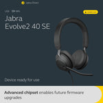 Jabra EVOLVE2 40 SE USB-A UC Stereo