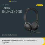 Jabra EVOLVE2 40 SE USB-A UC Stereo