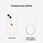2022 Apple iPhone 14 (128 Go) - Minuit