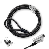 Câble de sécurité PC de 1,8 m, Nano Saver, Acier antivol pour Ordinateur Portable, Emplacement de sécurité Kensington Nanosaver, 2 clés, Verrouillage de Protection Nano Saver, revêtement PVC