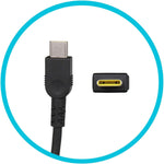Lenovo ADLX65YLC3D Original USB-C Charger 65 Watts Normal for Yoga 11th 6th Gen (20SE/20SF), IdeaPad 5-14ARE05 (81YM), 5-15ARE05 (81YQ), ThinkPad X13 (20UF/20UG)