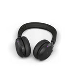 Jabra Evolve2 75 PC Wireless Headset with 8-Microphone Technology - Dual Foam Stereo Headphones with Advanced Active Noise Cancelling, USB-C Bluetooth Adapter and MS Teams-Compatibility - Black