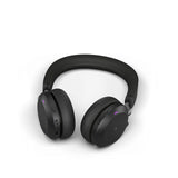 Jabra Evolve2 75 PC Wireless Headset with 8-Microphone Technology - Dual Foam Stereo Headphones with Advanced Active Noise Cancelling, USB-C Bluetooth Adapter and MS Teams-Compatibility - Black
