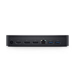 Dell Universal Dock - D6000S, Equipped with USB-C/USB-A PowerShare Options, Connect Upto Three 4K Displays, LED Indicator, Black