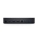Dell Universal Dock - D6000S, Equipped with USB-C/USB-A PowerShare Options, Connect Upto Three 4K Displays, LED Indicator, Black