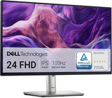 Dell P2425H 24" Full HD (1920x1080) Écran PC, 100Hz, IPS, 5ms, 99% sRGB, USB-C, DisplayPort, HDMI, VGA, 4X USB, Garantie 3 Ans, Noir