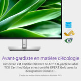Dell P2425H 24" Full HD (1920x1080) Écran PC, 100Hz, IPS, 5ms, 99% sRGB, USB-C, DisplayPort, HDMI, VGA, 4X USB, Garantie 3 Ans, Noir