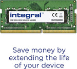 Integral 16GB Laptop RAM Module DDR4 3200MHZ PC4- Computer Memory RAM Sticks