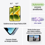 2022 Apple iPhone 14 (128 Go) - Minuit