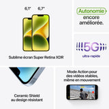 2022 Apple iPhone 14 (128 Go) - Minuit
